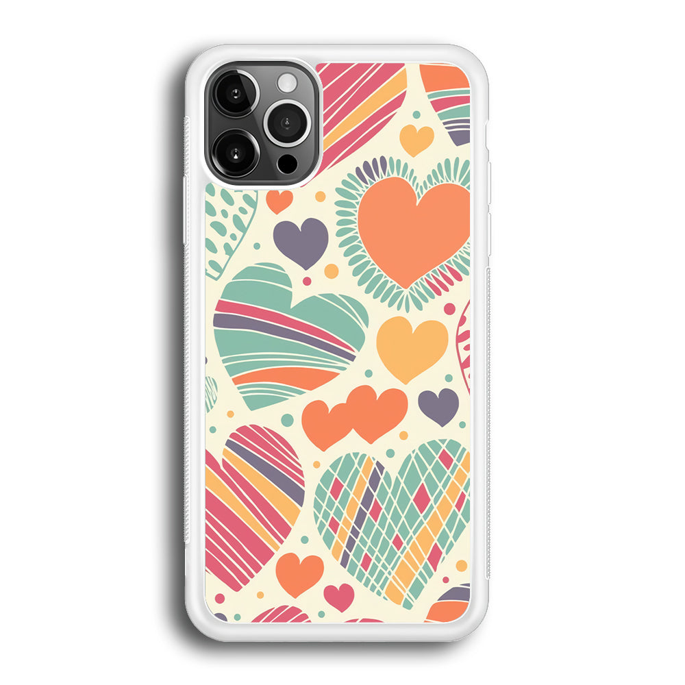 Love Cute White iPhone 12 Pro Max Case