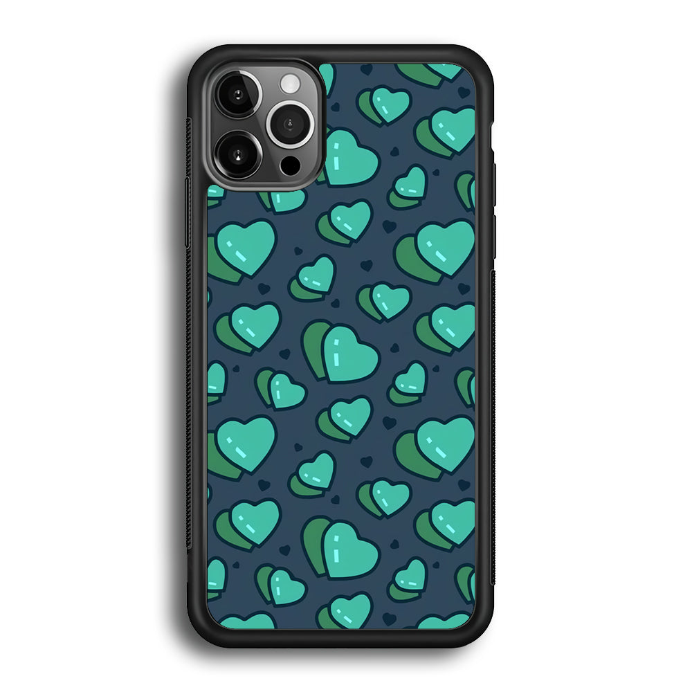 Love Green Doodle iPhone 12 Pro Case