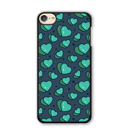 Love Green Doodle iPod Touch 6 Case - Ezzystore