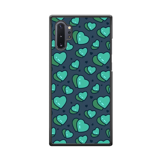 Love Green Doodle Samsung Galaxy Note 10 Plus Case