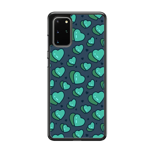 Love Green Doodle Samsung Galaxy S20 Plus Case