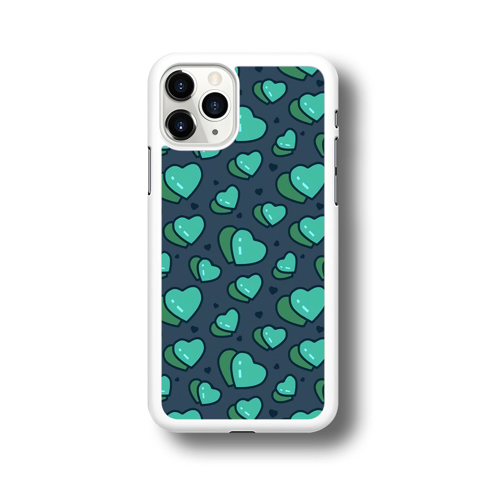 Love Green Doodle iPhone 11 Pro Case