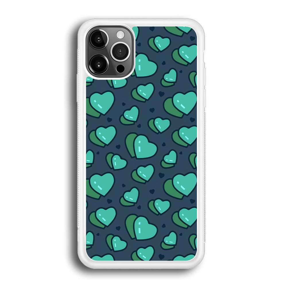 Love Green Doodle iPhone 12 Pro Case