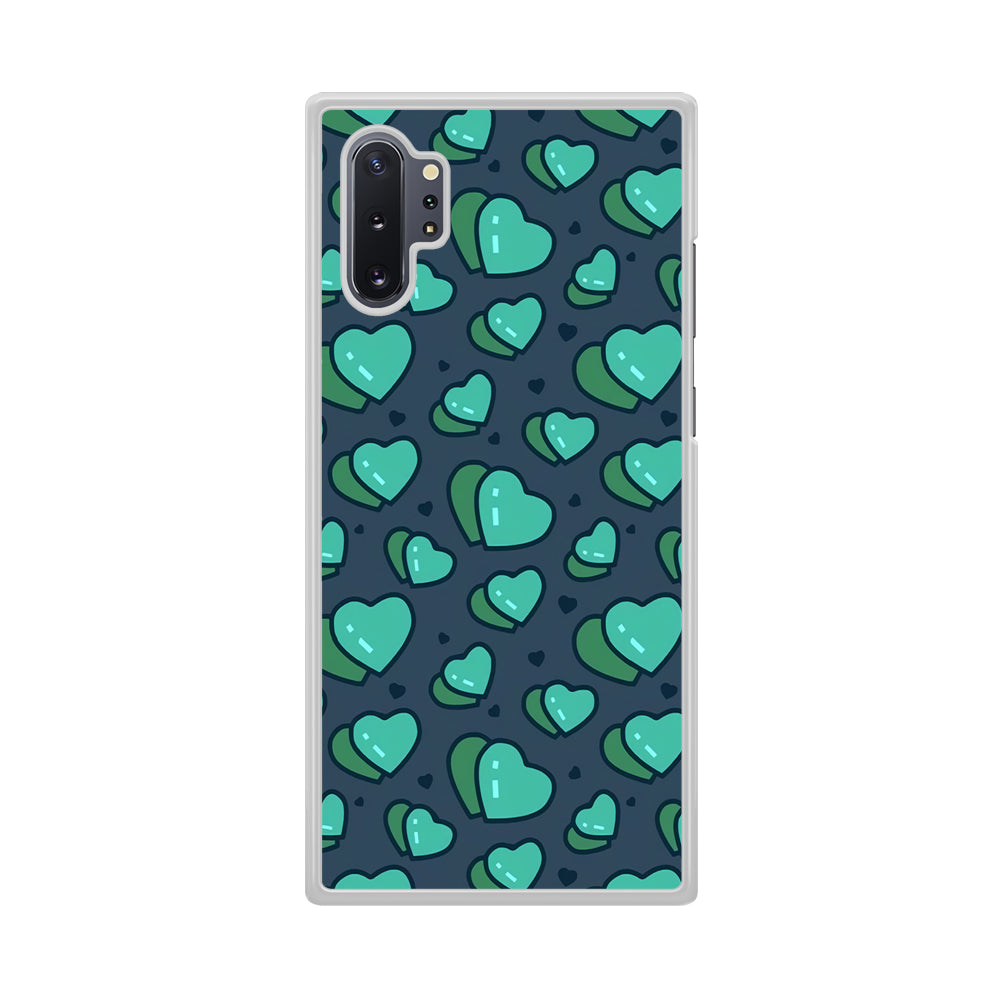 Love Green Doodle Samsung Galaxy Note 10 Plus Case