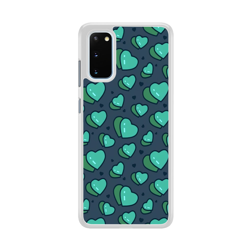 Love Green Doodle Samsung Galaxy S20 Case