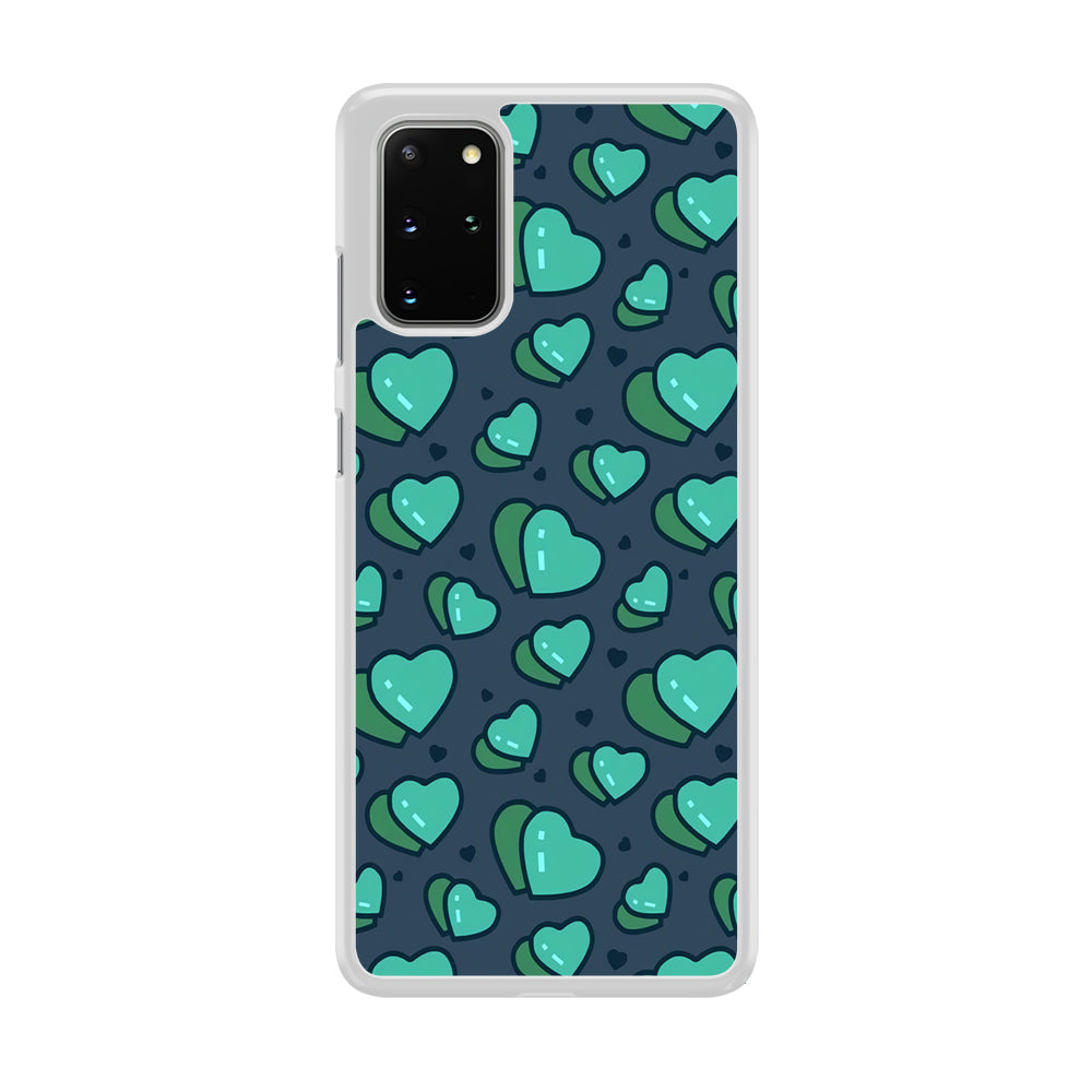 Love Green Doodle Samsung Galaxy S20 Plus Case