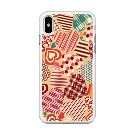 Love Luxe Pattern iPhone Xs Case