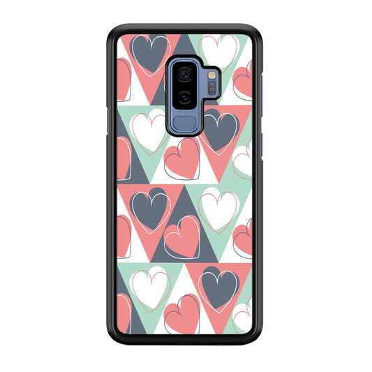Love Triangle Doodle Samsung Galaxy S9 Plus Case