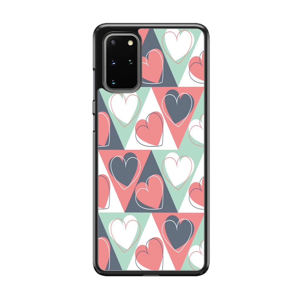 Love Triangle Doodle Samsung Galaxy S20 Plus Case