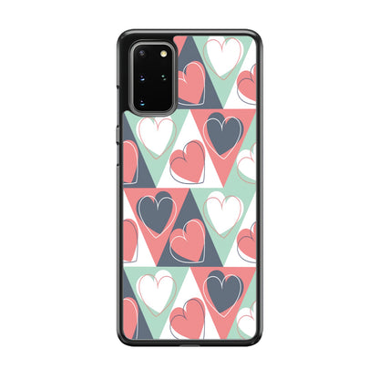 Love Triangle Doodle Samsung Galaxy S20 Plus Case