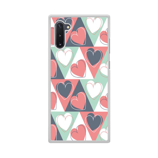 Love Triangle Doodle Samsung Galaxy Note 10 Case
