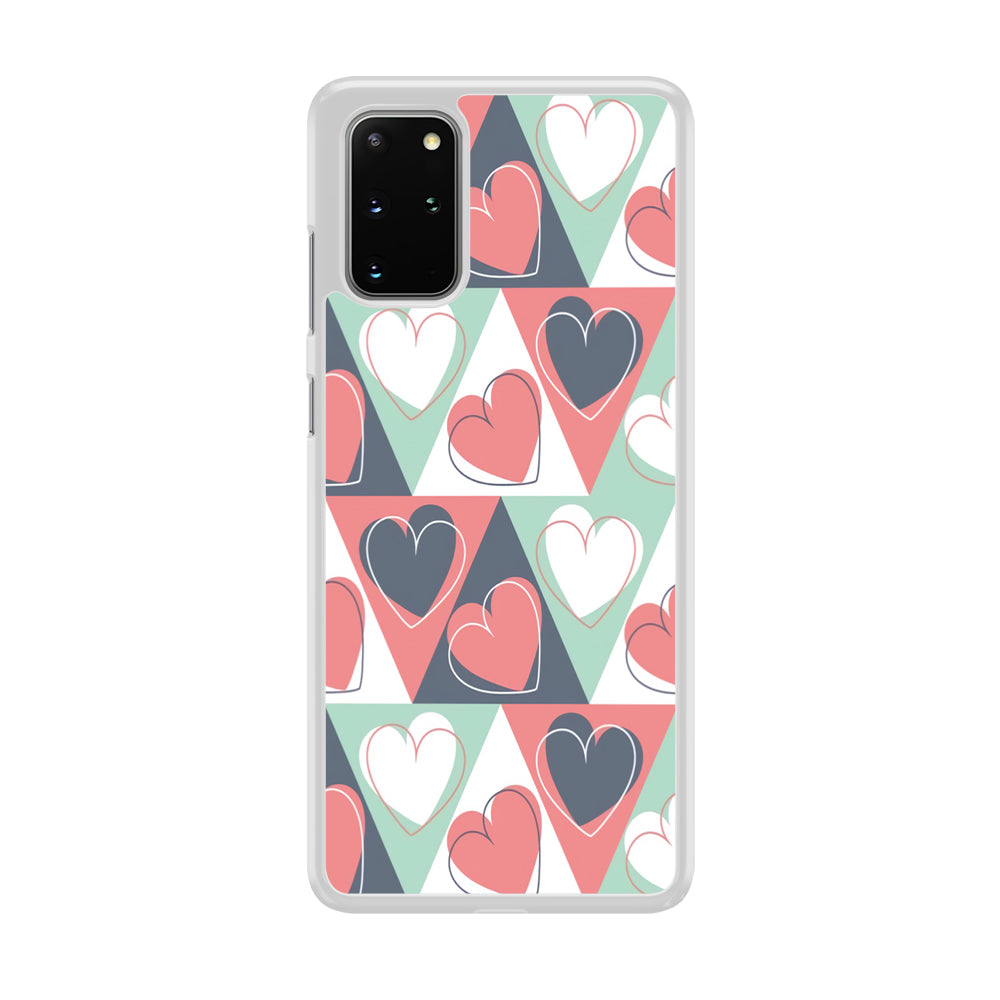 Love Triangle Doodle Samsung Galaxy S20 Plus Case