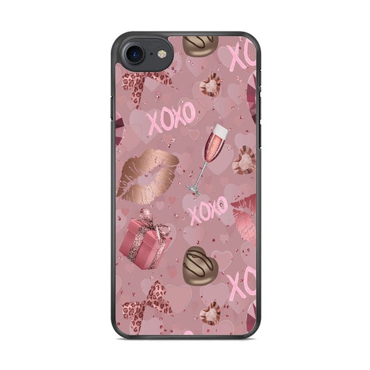 Love And Lips Cheers Wyne iPhone 8 Case