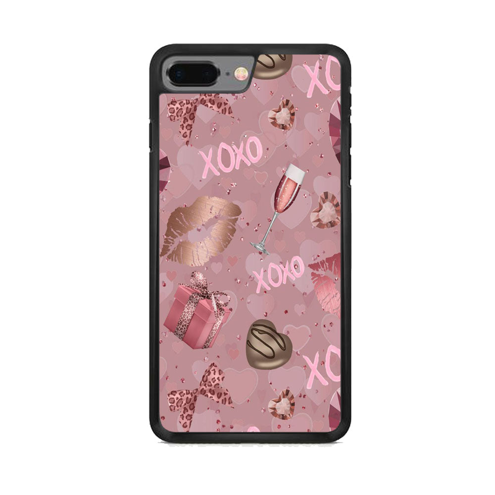 Love And Lips Cheers Wyne iPhone 7 Plus Case