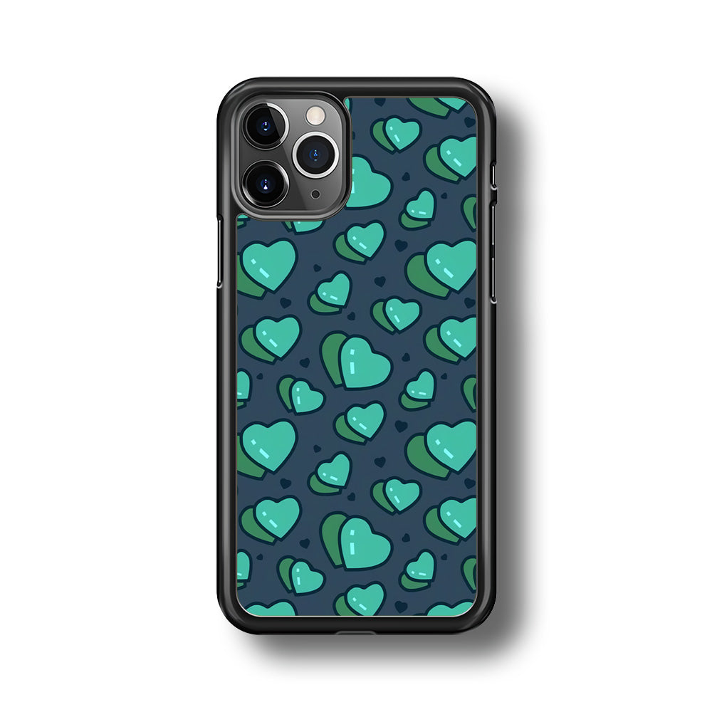 Love Green Doodle iPhone 11 Pro Max Case