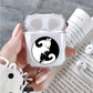 Luna Yin and Yang Protective Clear Case Cover For Apple Airpods