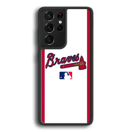 MLB Atlanta Braves Samsung Galaxy S21 Ultra Case - Ezzystore
