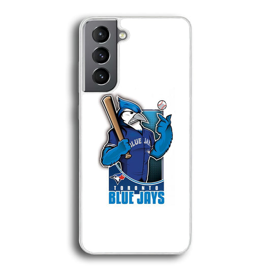 MLB Blue Jays Bird Icon Samsung Galaxy S21 Case