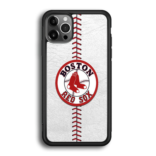 MLB Boston Red Sox Ball Skin iPhone 12 Pro Max Case