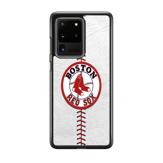 MLB Boston Red Sox Ball Skin Samsung Galaxy S20 Ultra Case