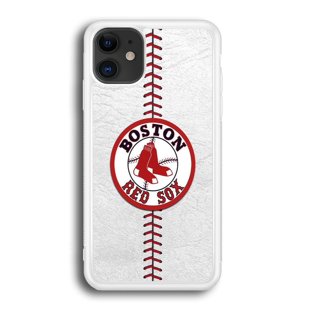 MLB Boston Red Sox Ball Skin iPhone 12 Case