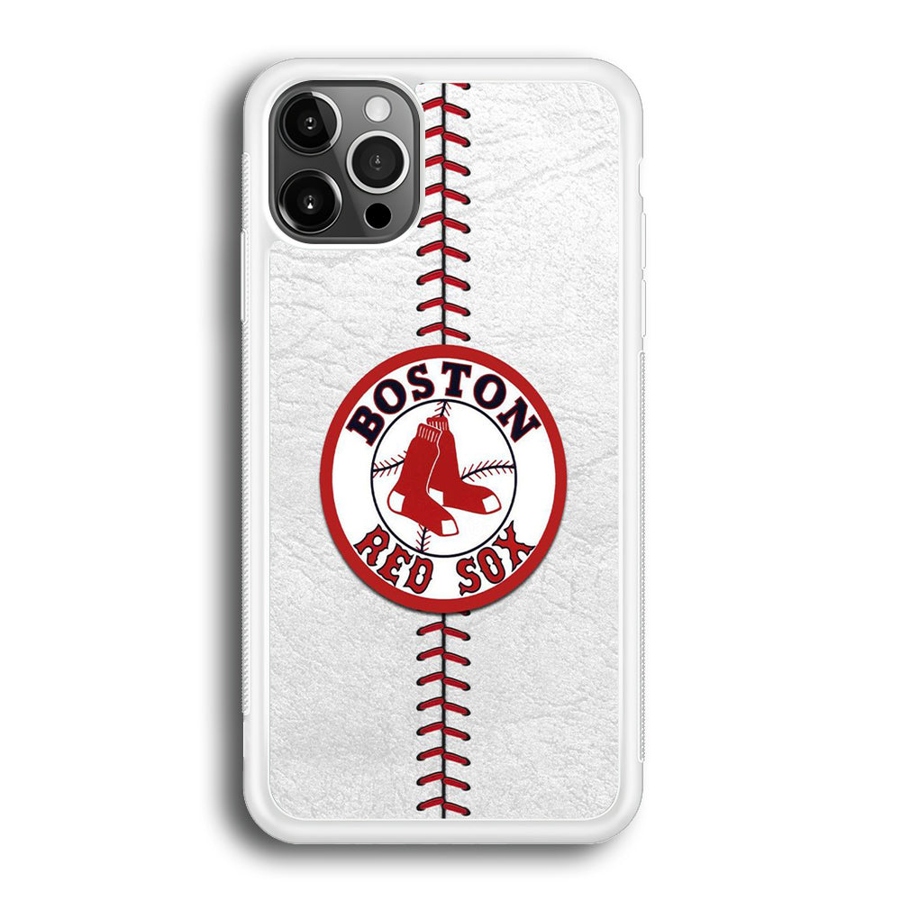 MLB Boston Red Sox Ball Skin iPhone 12 Pro Case