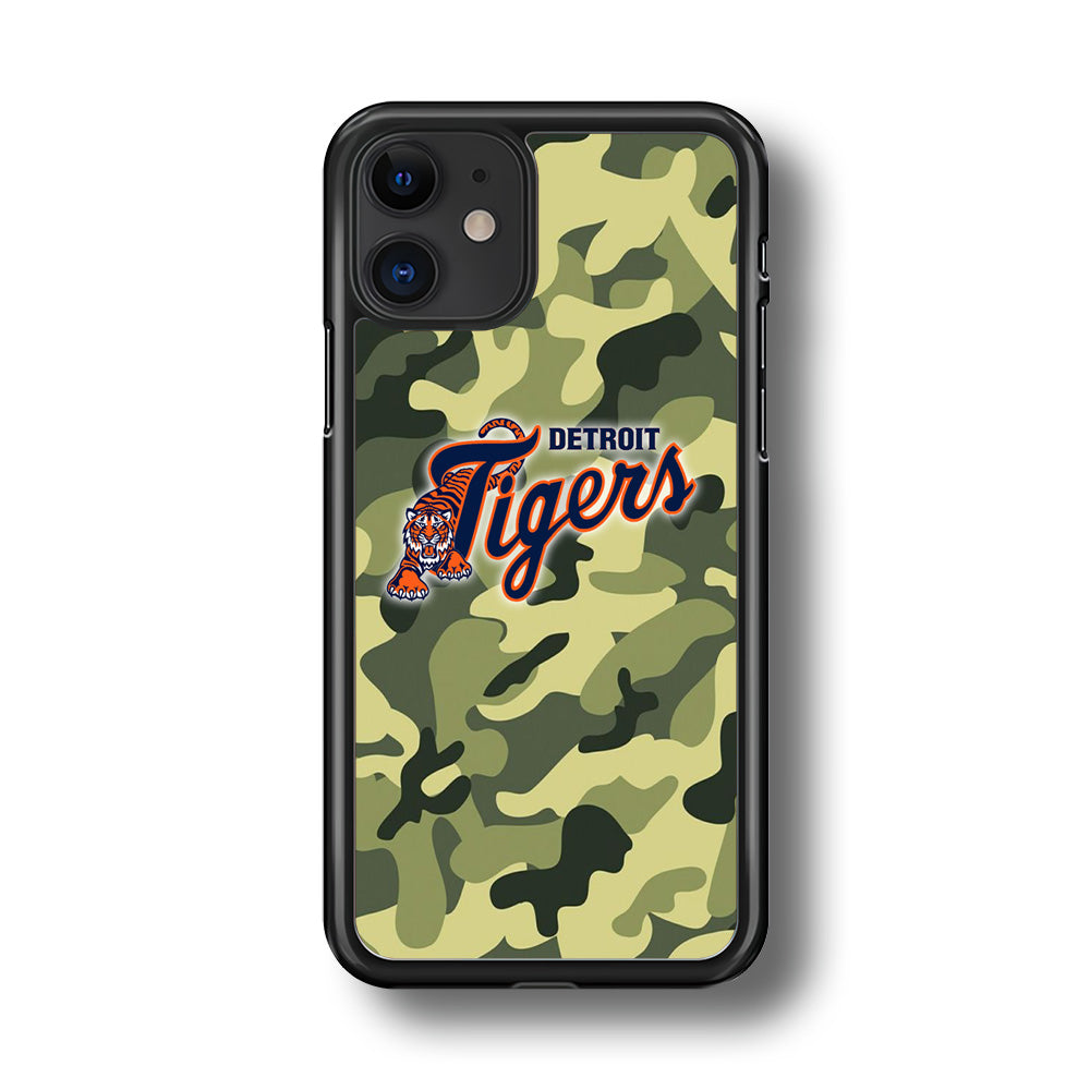 MLB Detroit Tigers Camo Green iPhone 11 Case