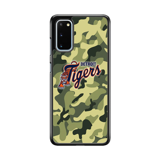 MLB Detroit Tigers Camo Green Samsung Galaxy S20 Case