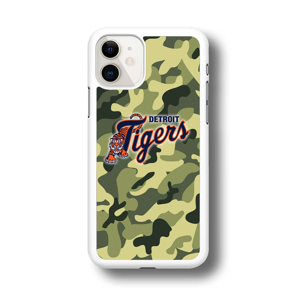 MLB Detroit Tigers Camo Green iPhone 11 Case