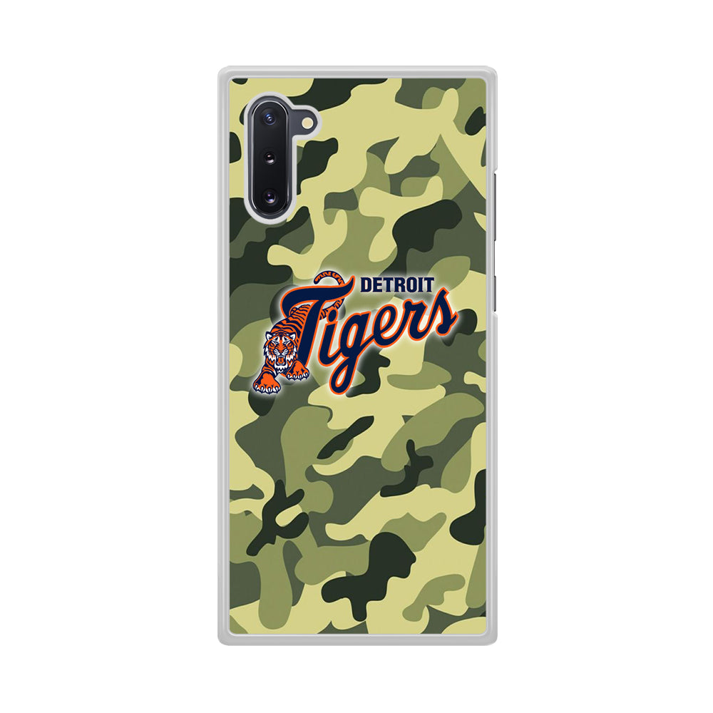 MLB Detroit Tigers Camo Green Samsung Galaxy Note 10 Case