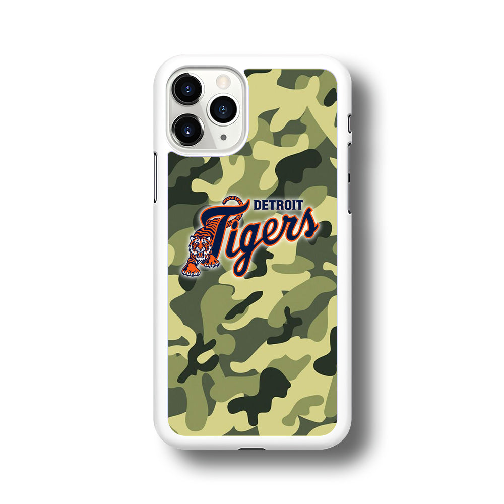 MLB Detroit Tigers Camo Green iPhone 11 Pro Max Case