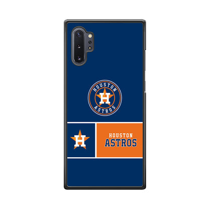 MLB Huston Astros Blue Orange Samsung Galaxy Note 10 Plus Case