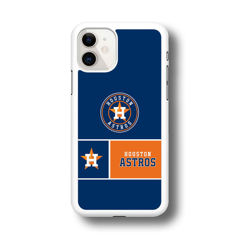 MLB Huston Astros Blue Orange iPhone 11 Case