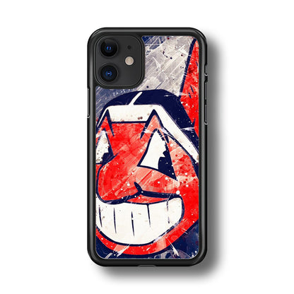 MLB Indians Paint iPhone 11 Case