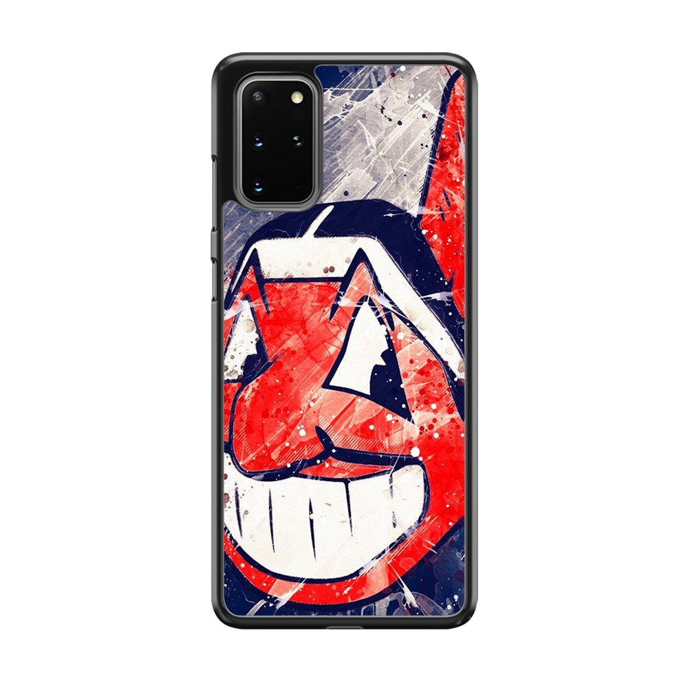 MLB Indians Paint Samsung Galaxy S20 Plus Case