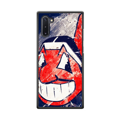 MLB Indians Paint Samsung Galaxy Note 10 Case