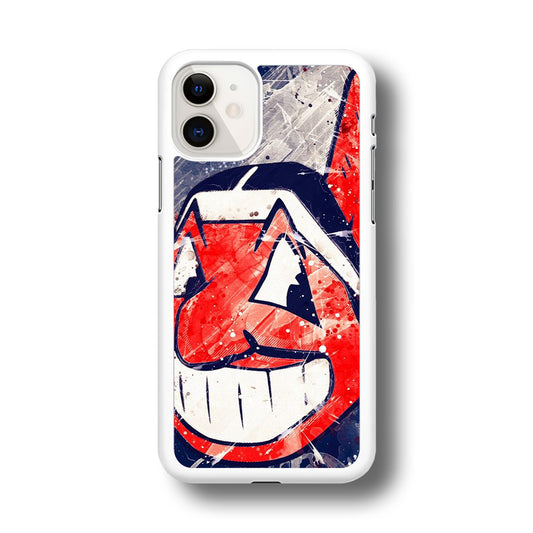 MLB Indians Paint iPhone 11 Case