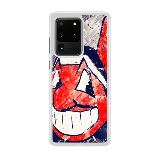 MLB Indians Paint Samsung Galaxy S20 Ultra Case