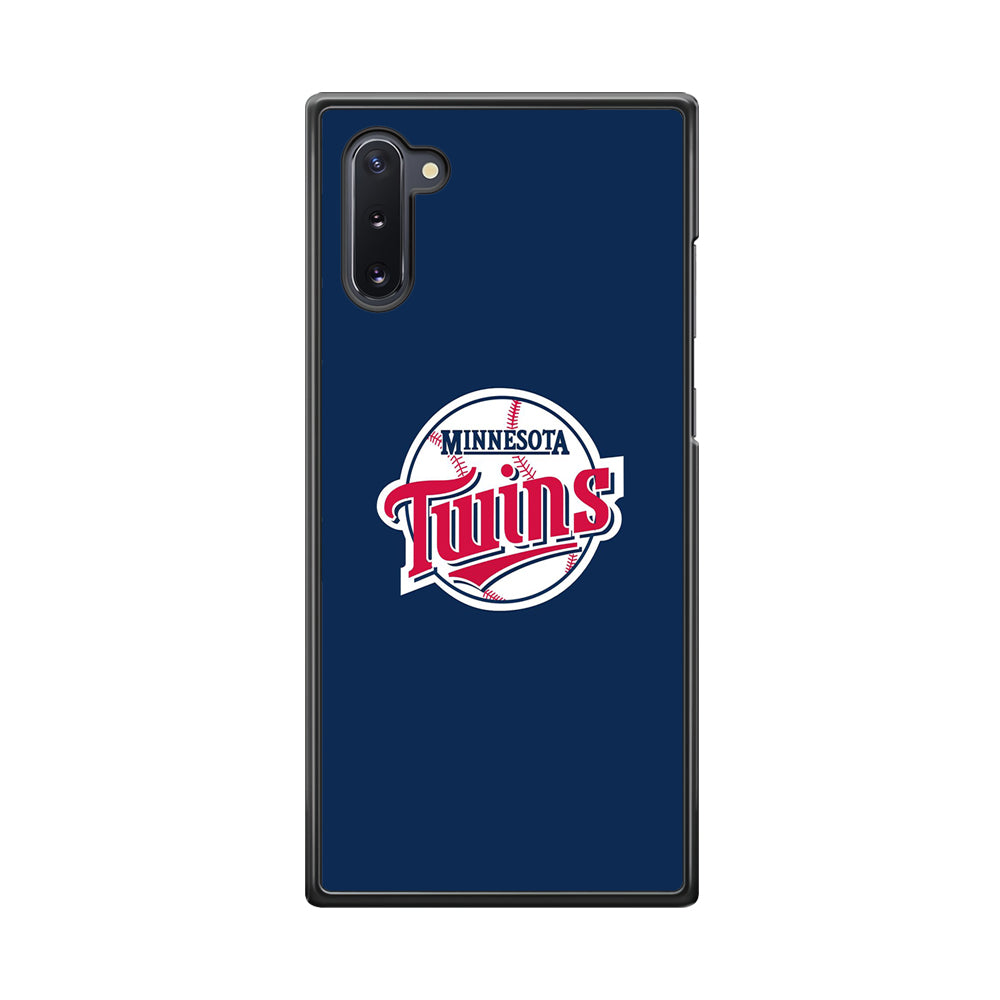 MLB  Minnesota Twins Logo Blue Samsung Galaxy Note 10 Case