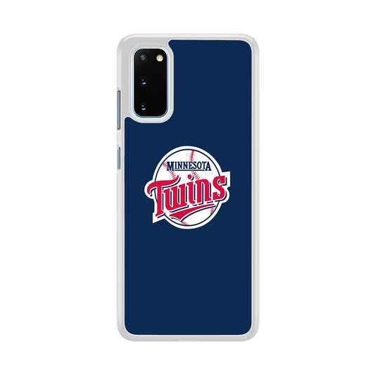 MLB  Minnesota Twins Logo Blue Samsung Galaxy S20 Case