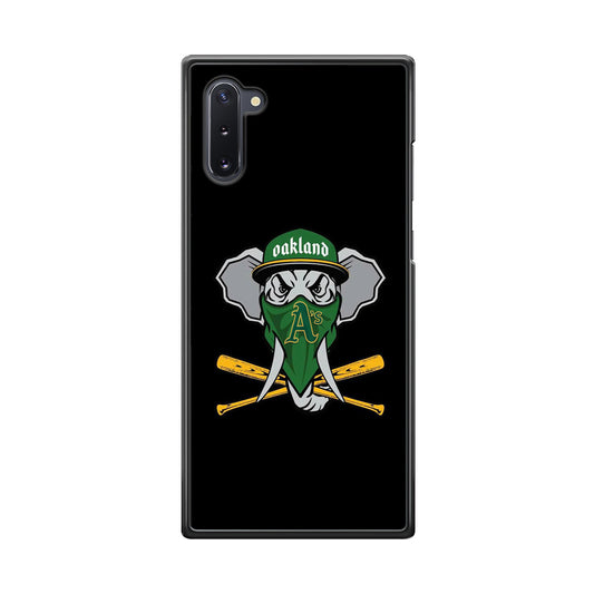 MLB  Oakland Athletics Elephant Logo Samsung Galaxy Note 10 Case