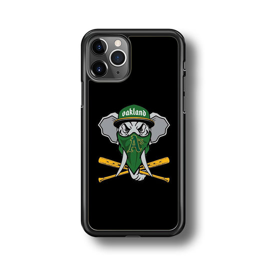 MLB  Oakland Athletics Elephant Logo iPhone 11 Pro Max Case