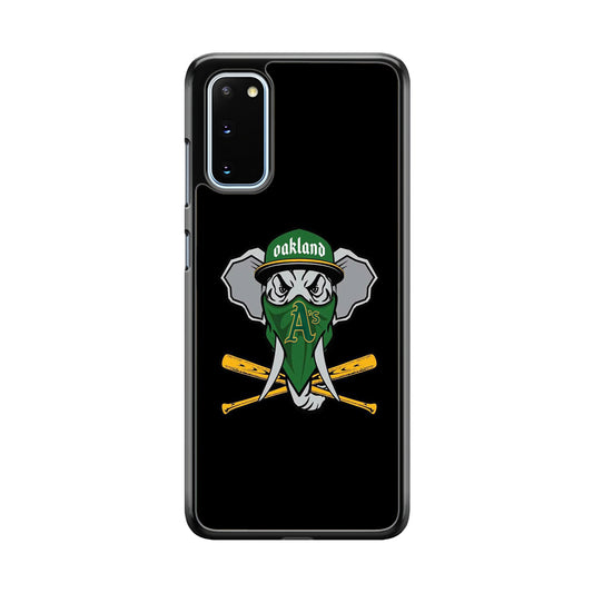 MLB  Oakland Athletics Elephant Logo Samsung Galaxy S20 Case