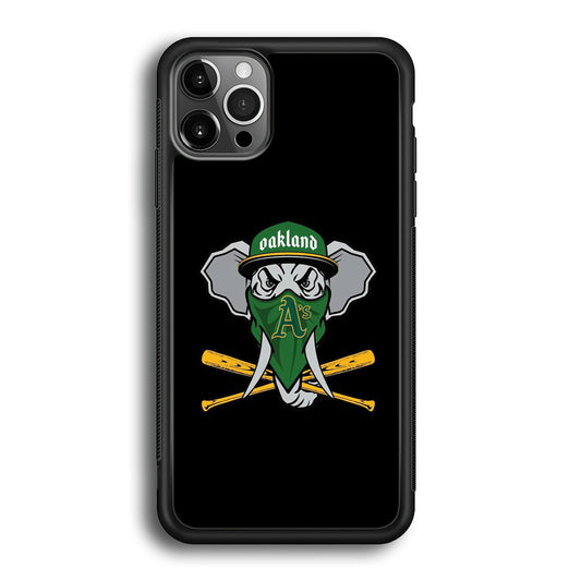 MLB  Oakland Athletics Elephant Logo iPhone 12 Pro Case