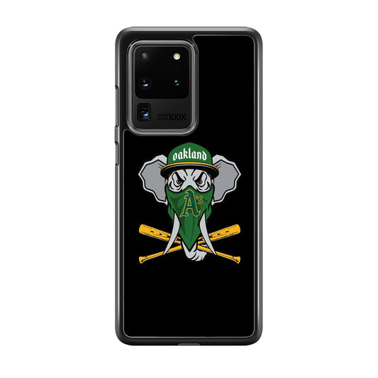 MLB  Oakland Athletics Elephant Logo Samsung Galaxy S20 Ultra Case