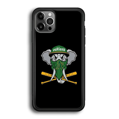 MLB  Oakland Athletics Elephant Logo iPhone 12 Pro Max Case