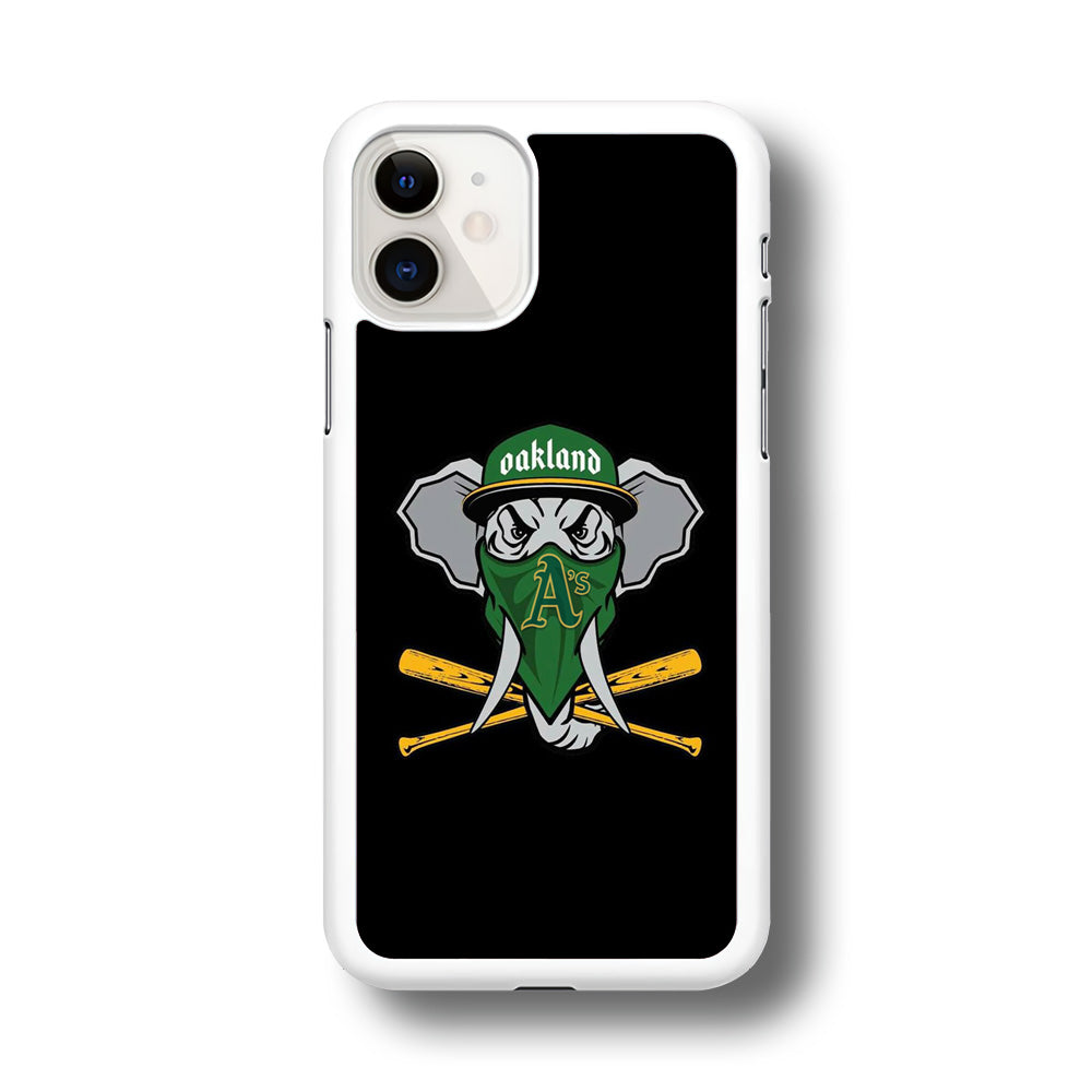 MLB  Oakland Athletics Elephant Logo iPhone 11 Case