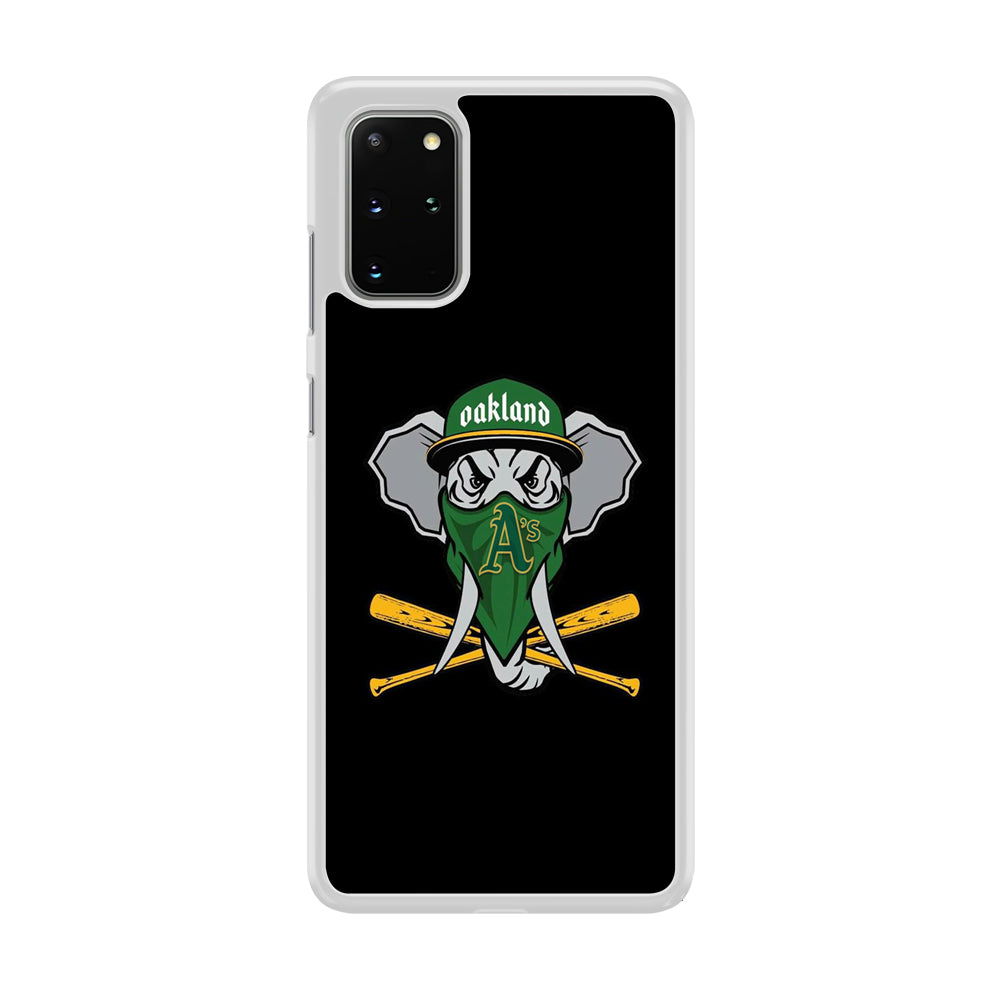 MLB  Oakland Athletics Elephant Logo Samsung Galaxy S20 Plus Case