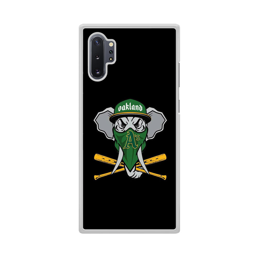 MLB  Oakland Athletics Elephant Logo Samsung Galaxy Note 10 Plus Case