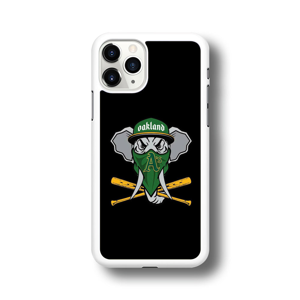 MLB  Oakland Athletics Elephant Logo iPhone 11 Pro Max Case
